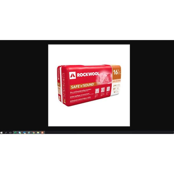 ROCKWOOL Safe'n'Sound stone-wool insulation package